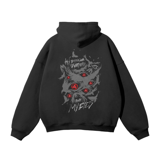Dark Raven Streetwear Hoodie - AY - Line Anime