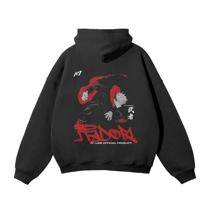 Black Flash Streetwear Hoodie
