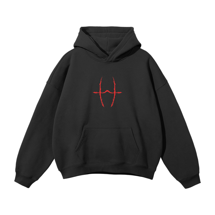 Crimson Flow 2.0 Streetwear Hoodie - AY - Line Anime