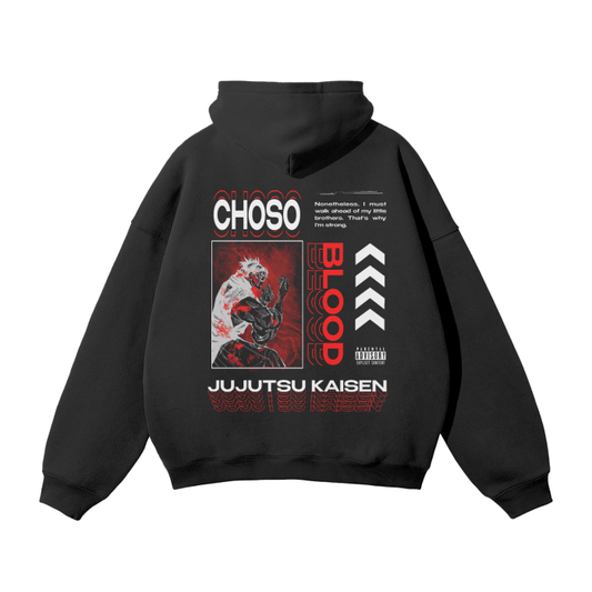 Crimson Flow Streetwear Hoodie - AY - Line Anime