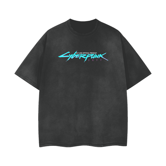 Data Flow Streetwear Shirt Washed - AY - Line Anime
