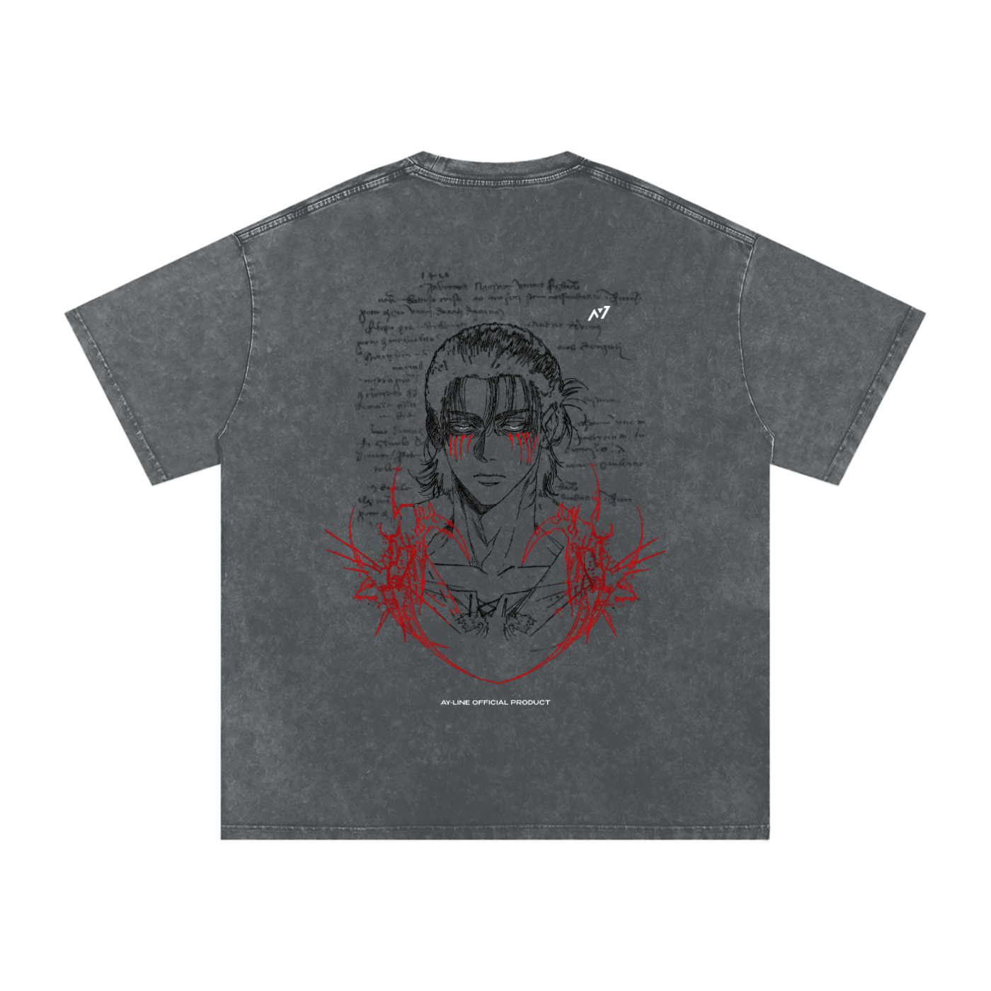 The Unforgiven Path Washed Streetwear Shirt - AY - Line Anime