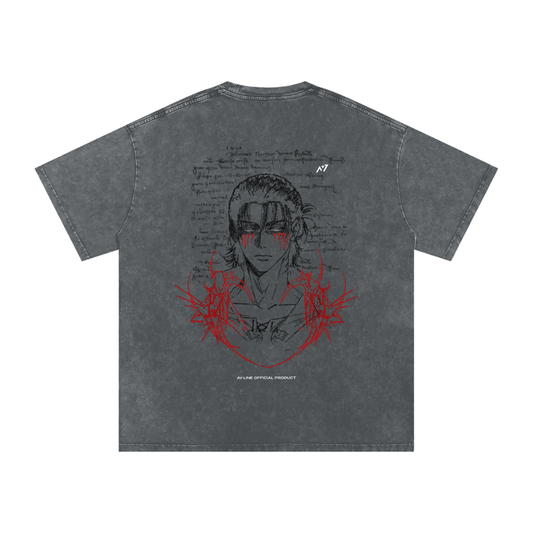 The Unforgiven Path Washed Streetwear Shirt - AY - Line Anime