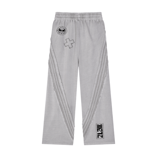 Snow Washed Tape Raw Edge Sweatpants - AY - Line Anime