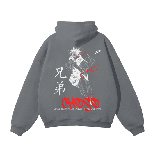 Crimson Flow 2.0 Streetwear Hoodie - AY - Line Anime