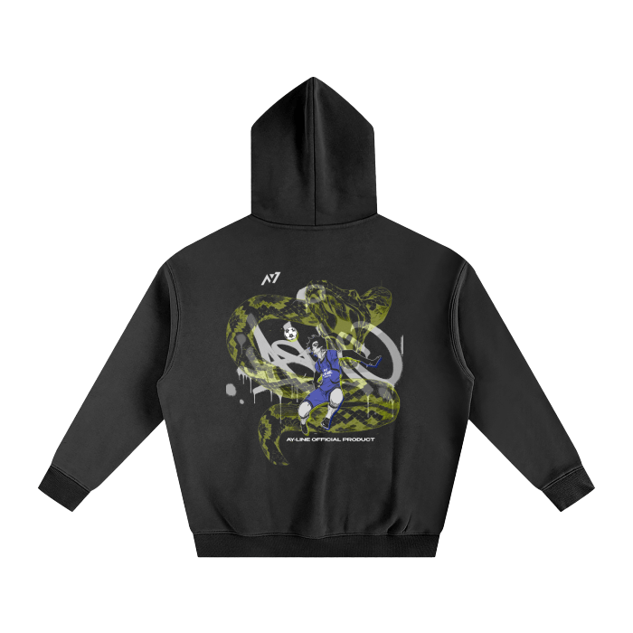 La felpa con cappuccio streetwear God Snake