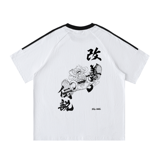Path of the Pirate King Gear 5 Streetwear Crewneck White - AY - Line Anime