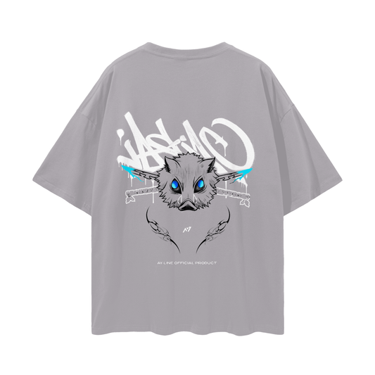 Wilderness Wrath Streetwear Shirt Grey - AY - Line Anime