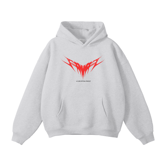 Blood Fiend Streetwear Hoodie Grey - AY - Line Anime