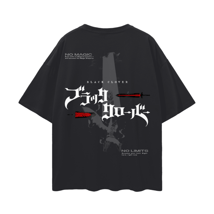 Grimoire Rise Streetwear Shirt Black - AY - Line Anime