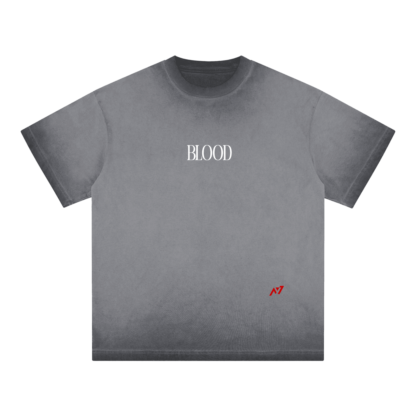 BLOOD Washed Streetwear Shirt - AY - Line Anime