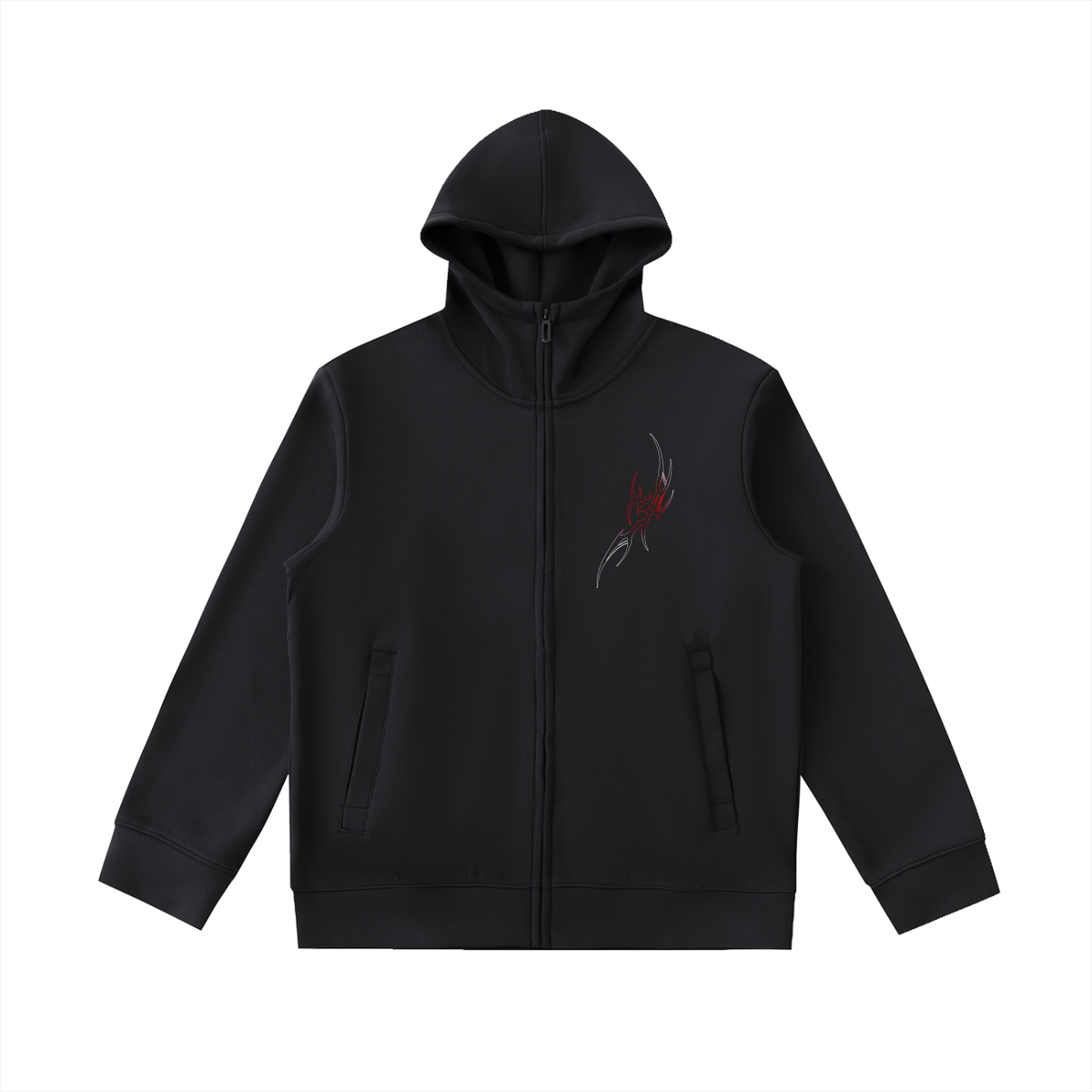 Turbo Fiend Streetwear Zip - Up Hoodie - AY - Line Anime