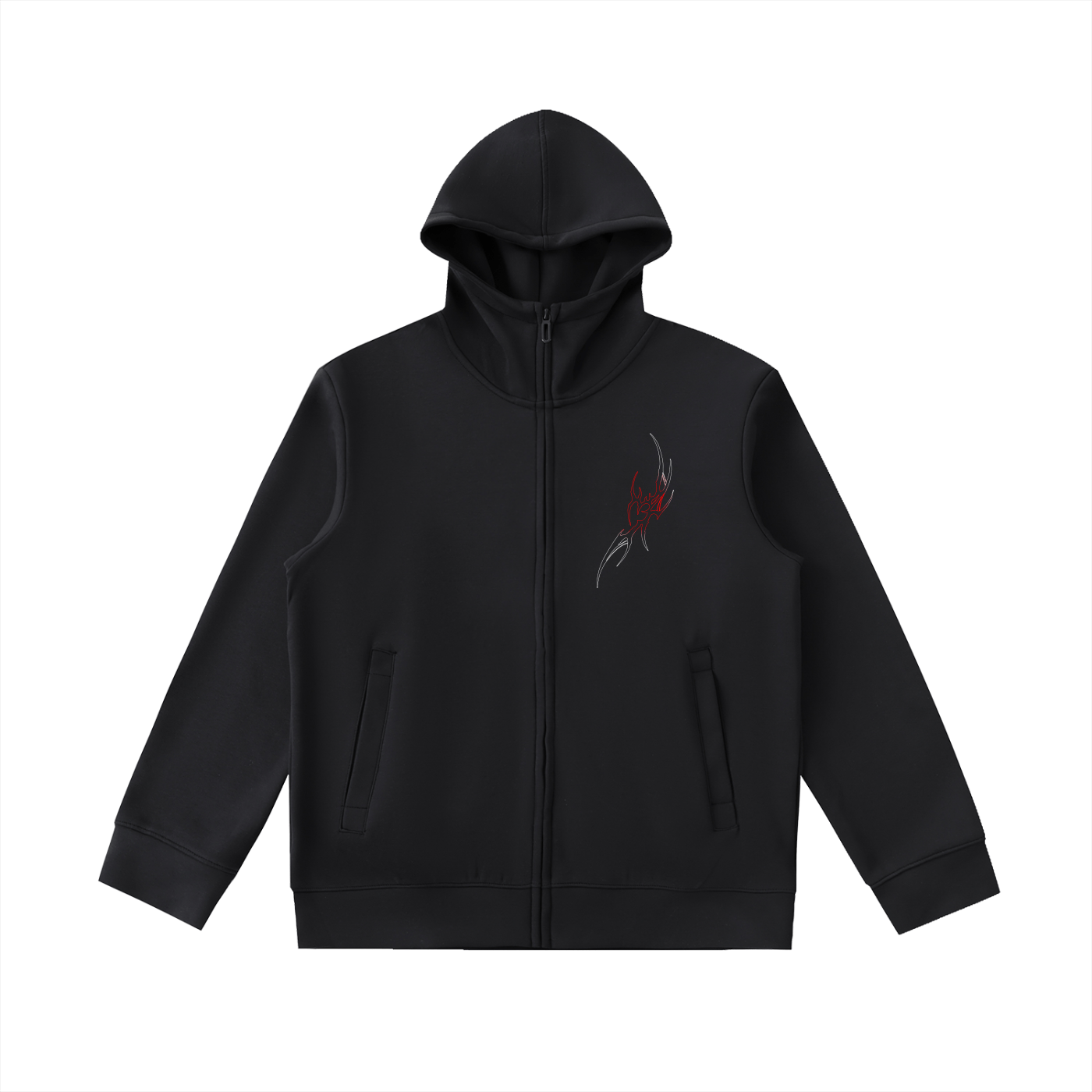Turbo Fiend Streetwear Zip - Up Hoodie - AY - Line Anime