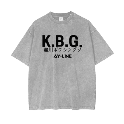 Rising Knockout Streetwear Shirt Washed - AY - Line Anime