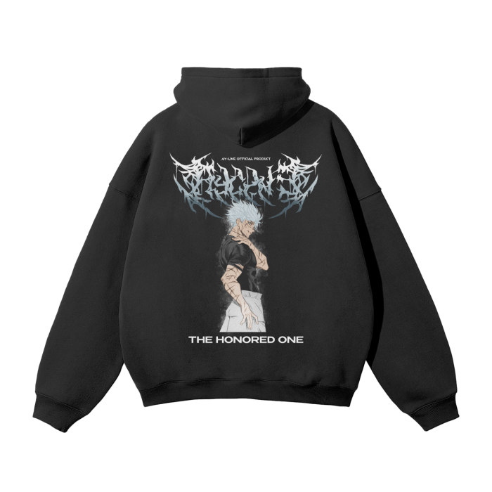 The Honored One Metal Streetwear Hoodie - AY - Line Anime