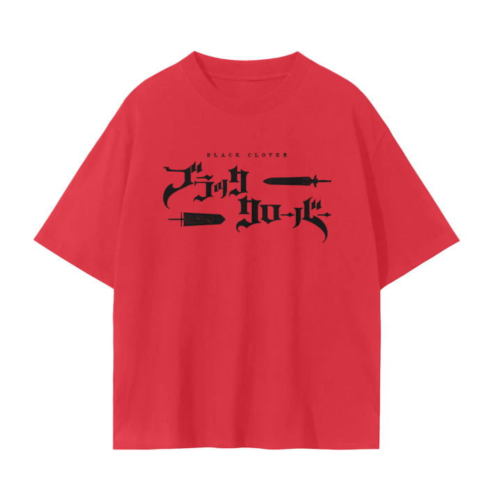 Grimoire Rise Graffiti Streetwear Shirt Red - AY - Line Anime