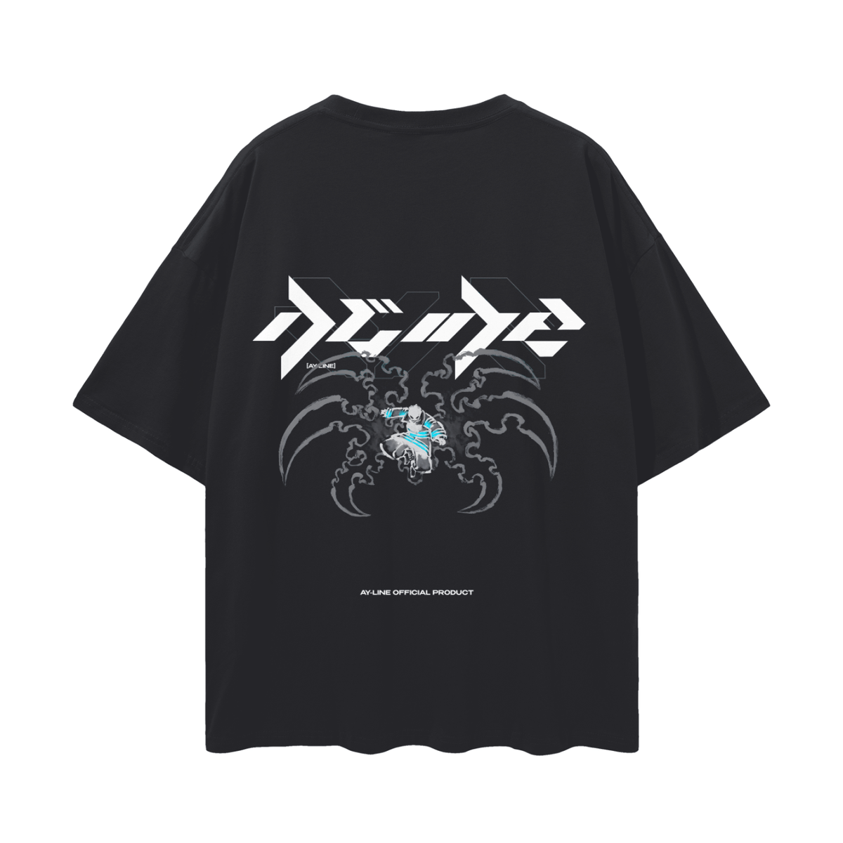 Blue Ignition Streetwear Shirt - AY - Line Anime