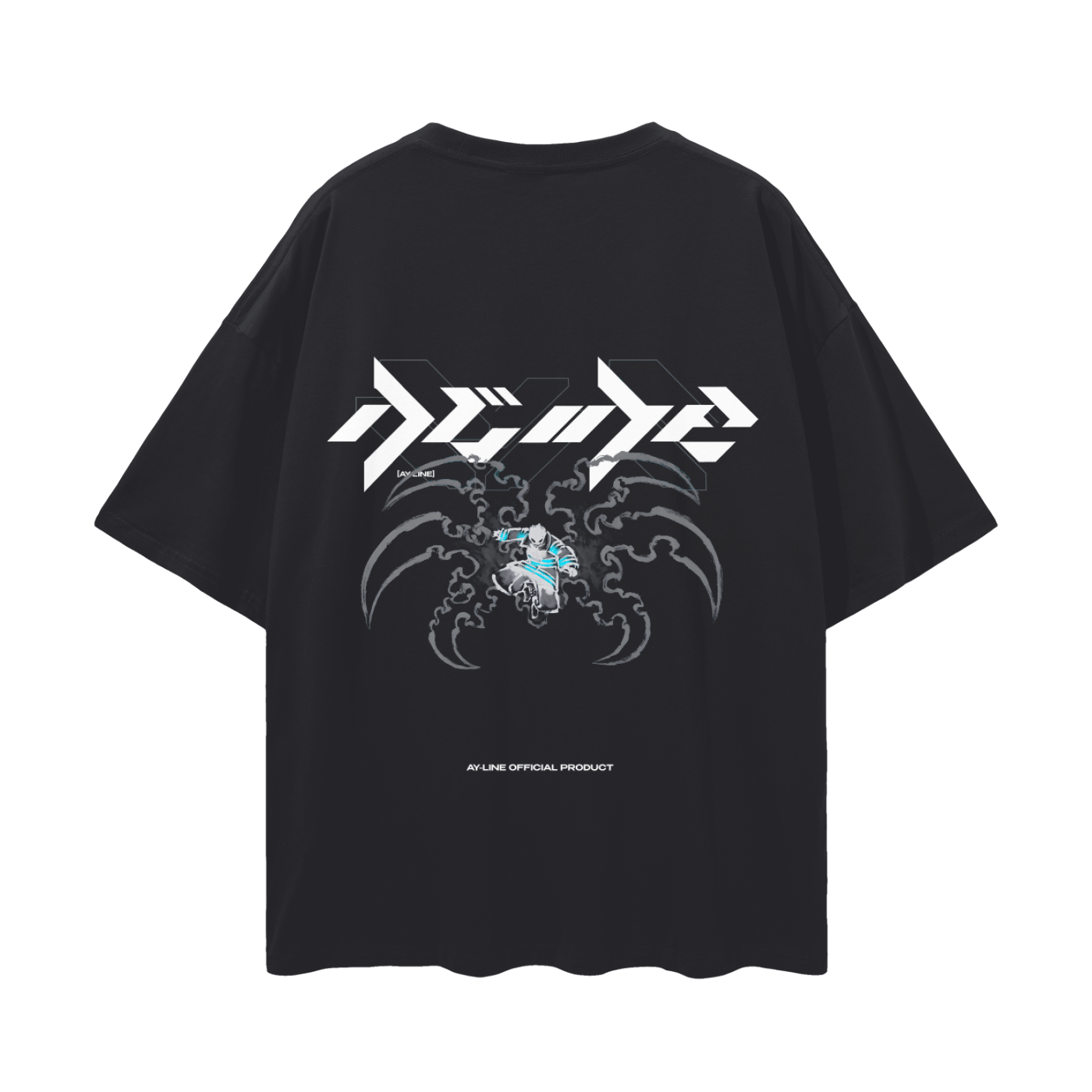 Blue Ignition Streetwear Shirt - AY - Line Anime