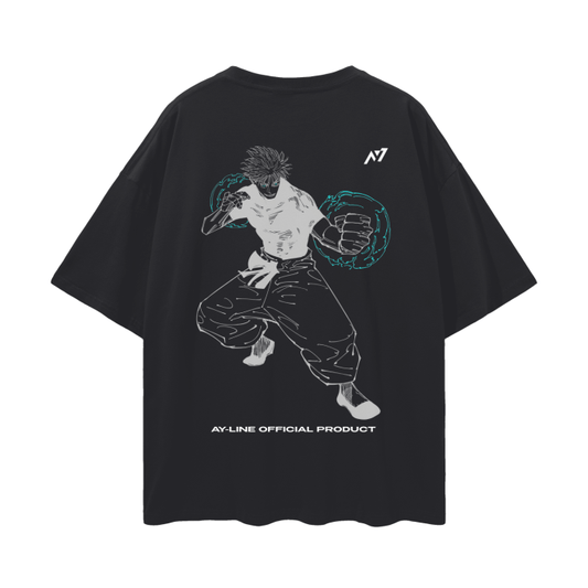 The Strongest Streetwear Shirt Black - AY - Line Anime