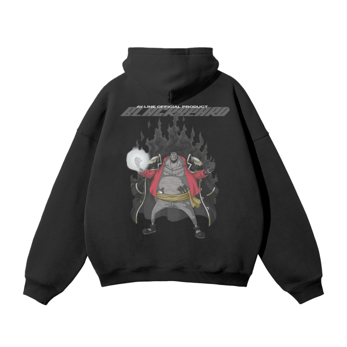 Eclipse Tyrant Y2K Streetwear Hoodie Black - AY - Line Anime