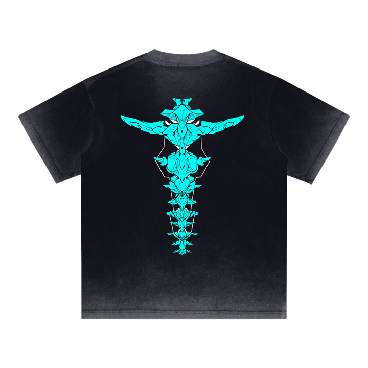Cyber Relic Streetwear Shirt Washed