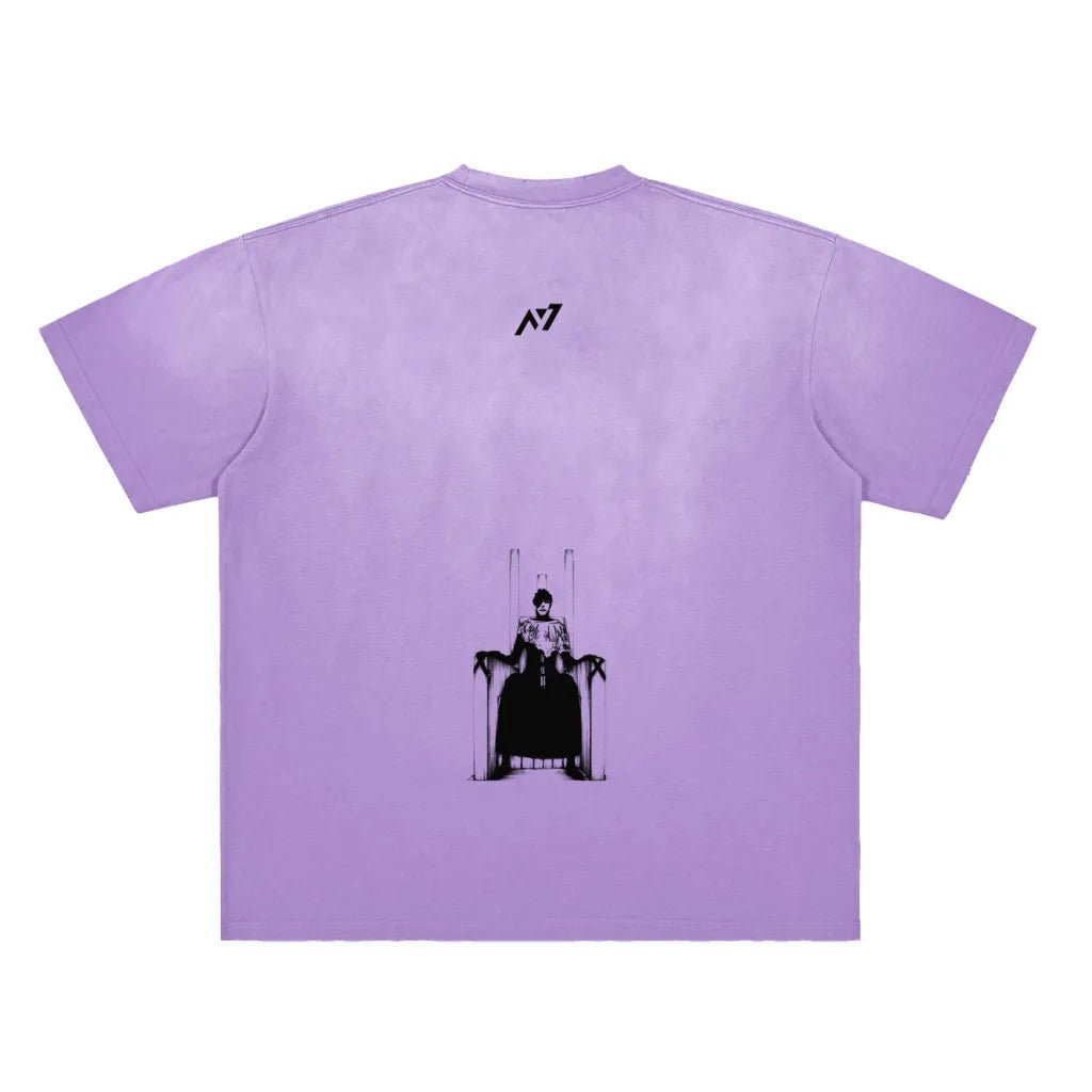Sublime Deception Streetwear Shirt Purple Washed Heavy Weight - AY - Line Anime