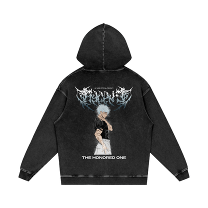 The Honored One Metal Streetwear Hoodie Washed - AY - Line Anime