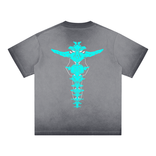 Cyber Relic Streetwear Shirt Washed - AY - Line Anime