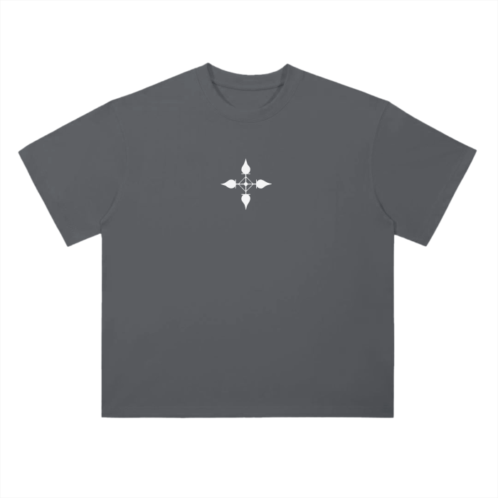 Dark Charisma Spider Streetwear Shirt Grey Heavy Weight - AY - Line Anime