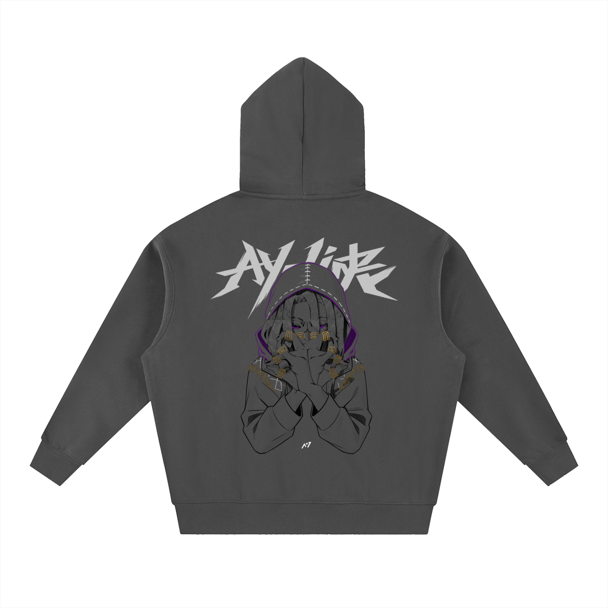 Veiled Enigma Streetwear Hoodie - AY - Line Anime
