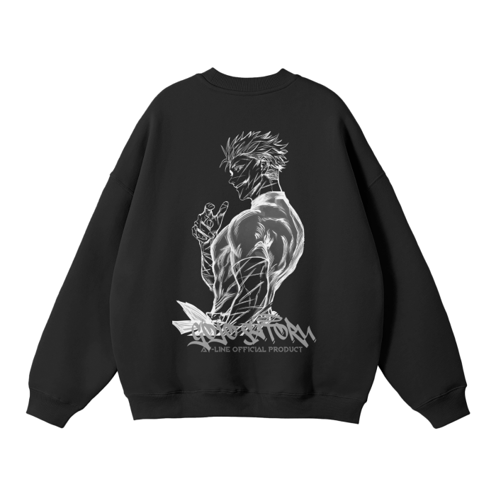 The Honored One Streetwear Sweatshirt Black - AY - Line Anime