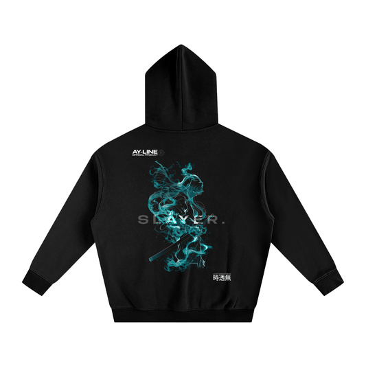 Mist Breathing Streetwear Hoodie - AY - Line Anime