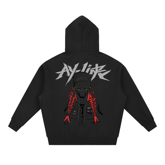Emerald Glare Streetwear Hoodie - AY - Line Anime