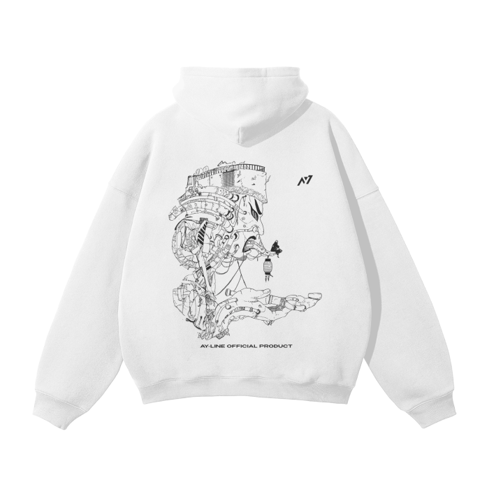Cycle of Despair Streetwear Hoodie White - AY - Line Anime