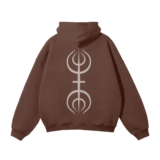 Nature’s Heart Streetwear Hoodie Brown - AY - Line Anime