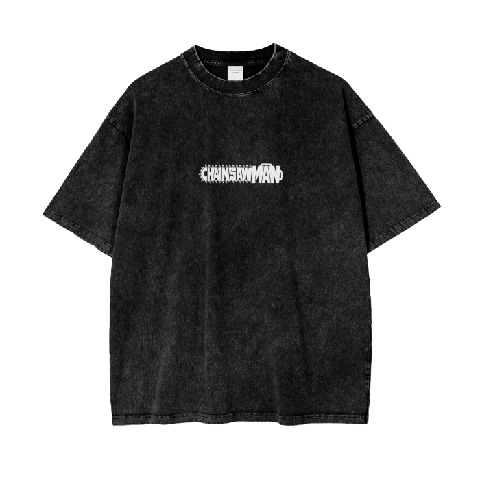Fuel for Fight Streetwear Shirt Black Washed - AY - Line Anime