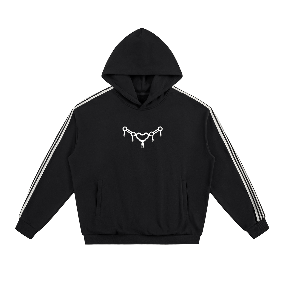 Warden of Change Striped Hoodie - AY - Line Anime