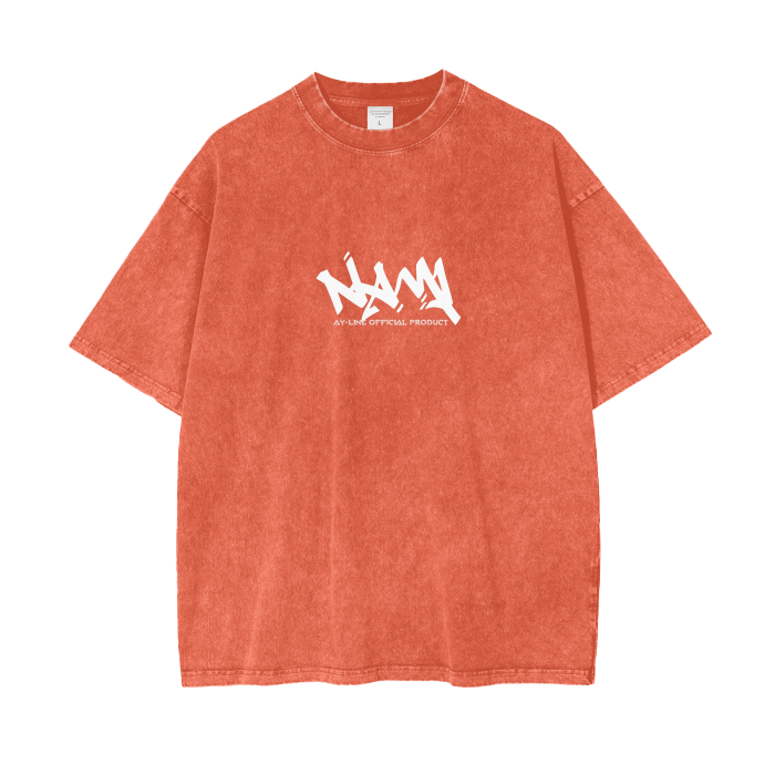 Sailing Dreams Streetwear Shirt Orange Washed - AY - Line Anime