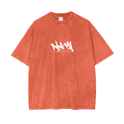 Sailing Dreams Streetwear Shirt Orange Washed - AY - Line Anime