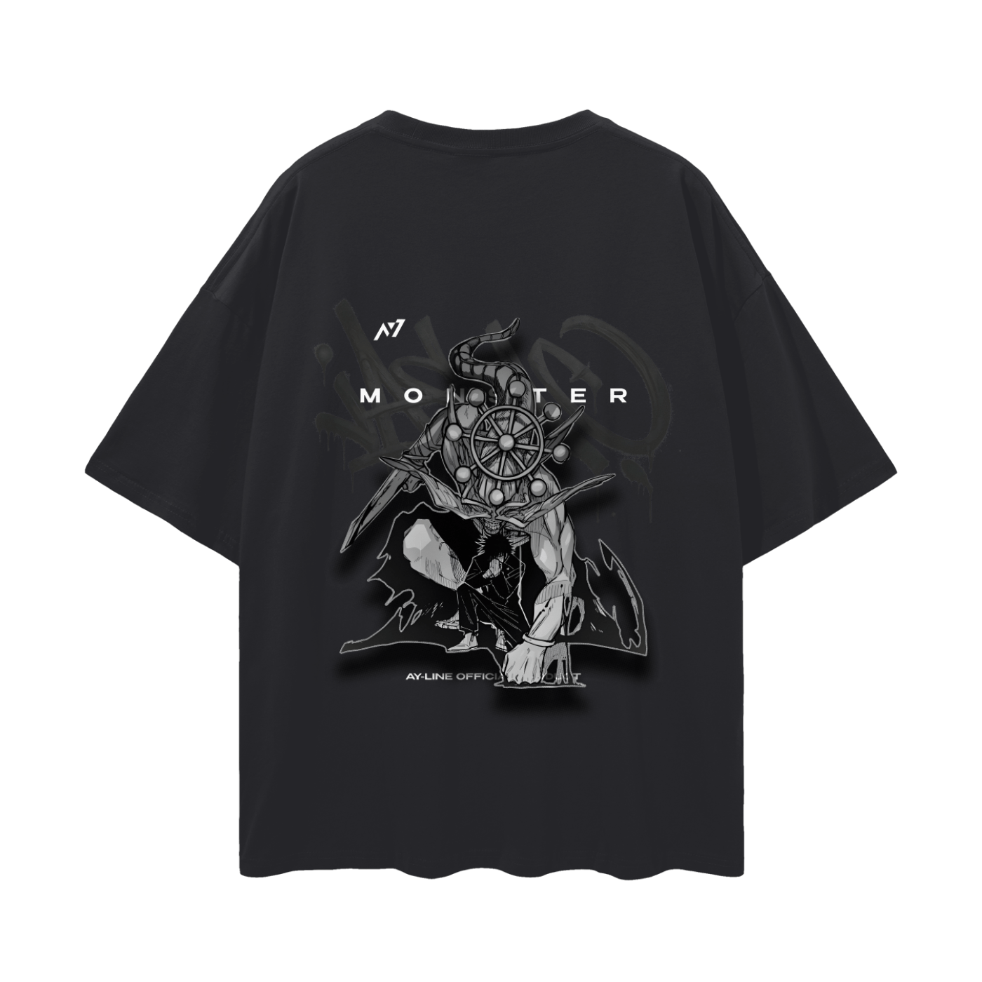 MONSTER. Streetwear Shirt - AY - Line Anime