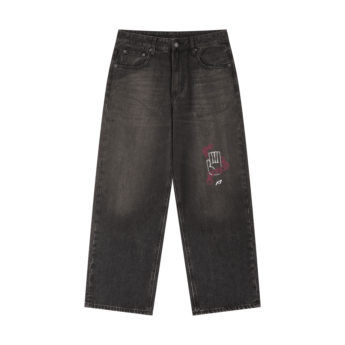 Star Platinum Denim Jeans - AY - Line Anime