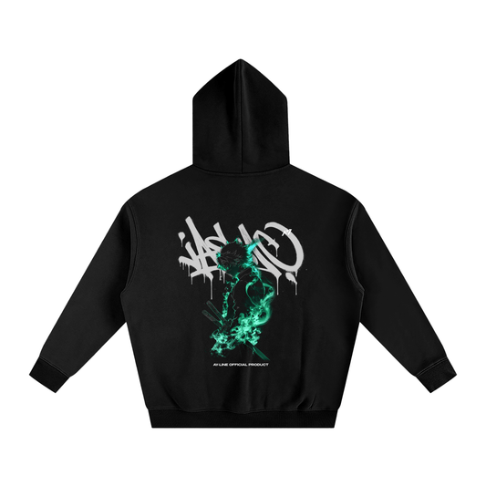 Wind Breathing Streetwear Hoodie - AY - Line Anime