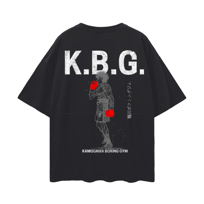 Rising Knockout K.B.G. Streetwear Shirt Black - AY - Line Anime