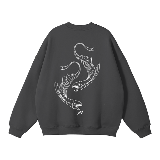 Dark Charisma Fish Streetwear Sweatshirt - AY - Line Anime