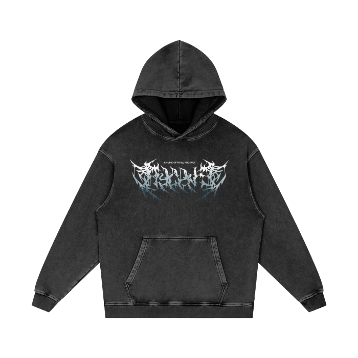 The Honored One Metal Streetwear Hoodie Washed - AY - Line Anime