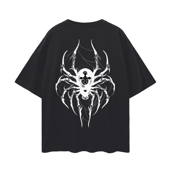 Dark Charisma Spider Streetwear Shirt Black - AY - Line Anime