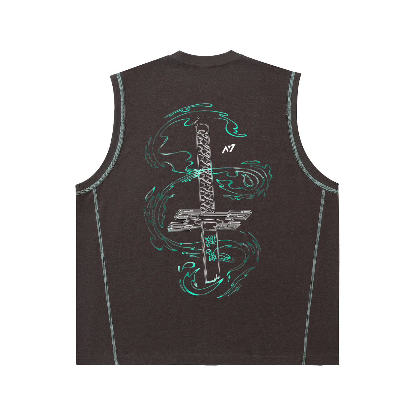Mist Breathing Streetwear Tank Top - AY - Line Anime