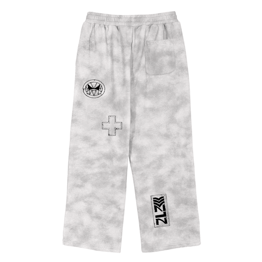 Dirty Washed Fleece Sweatpants - AY - Line Anime