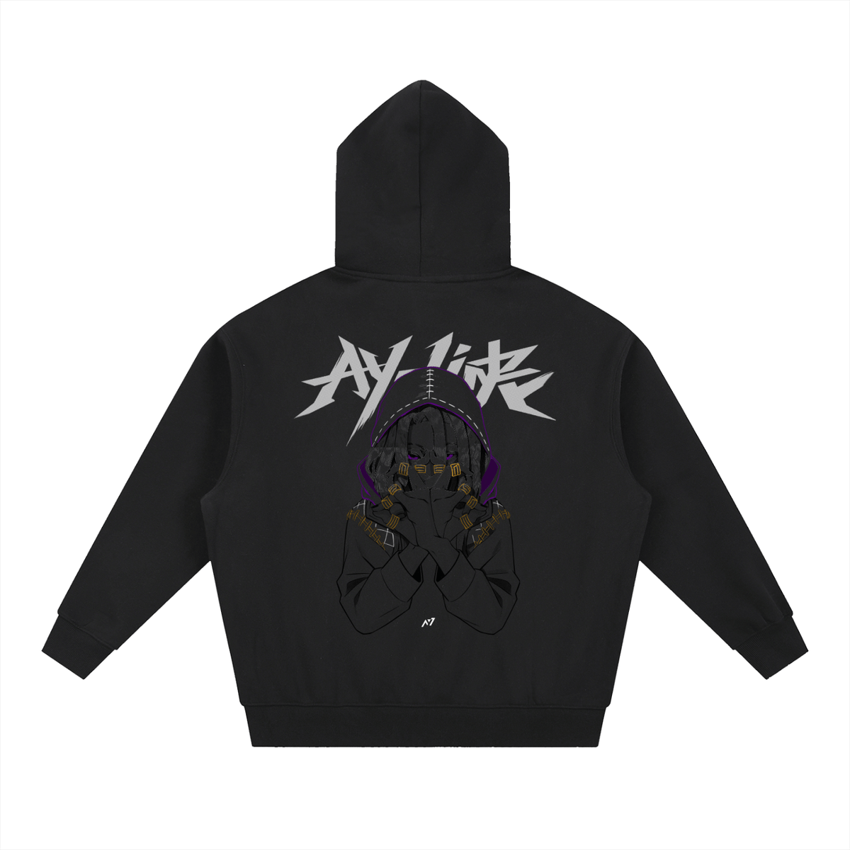 Veiled Enigma Streetwear Hoodie - AY - Line Anime