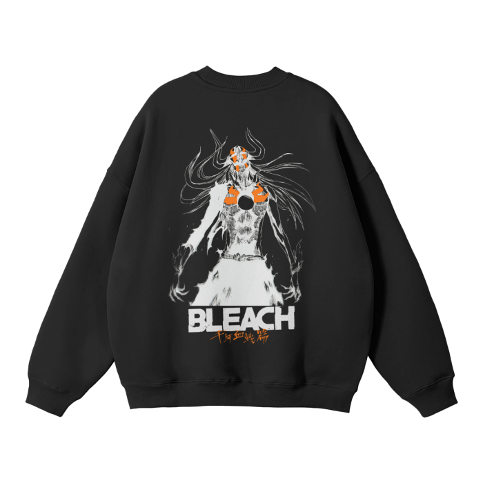 Blade of Justice Hollow Streetwear Sweatshirt Black - AY - Line Anime